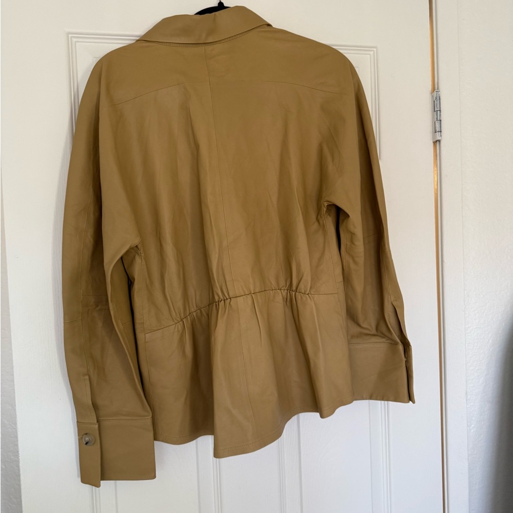 Vince LEATHER BLOUSE - Picture 7 of 7